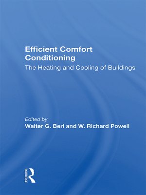 cover image of Efficient Comfort Conditioning
